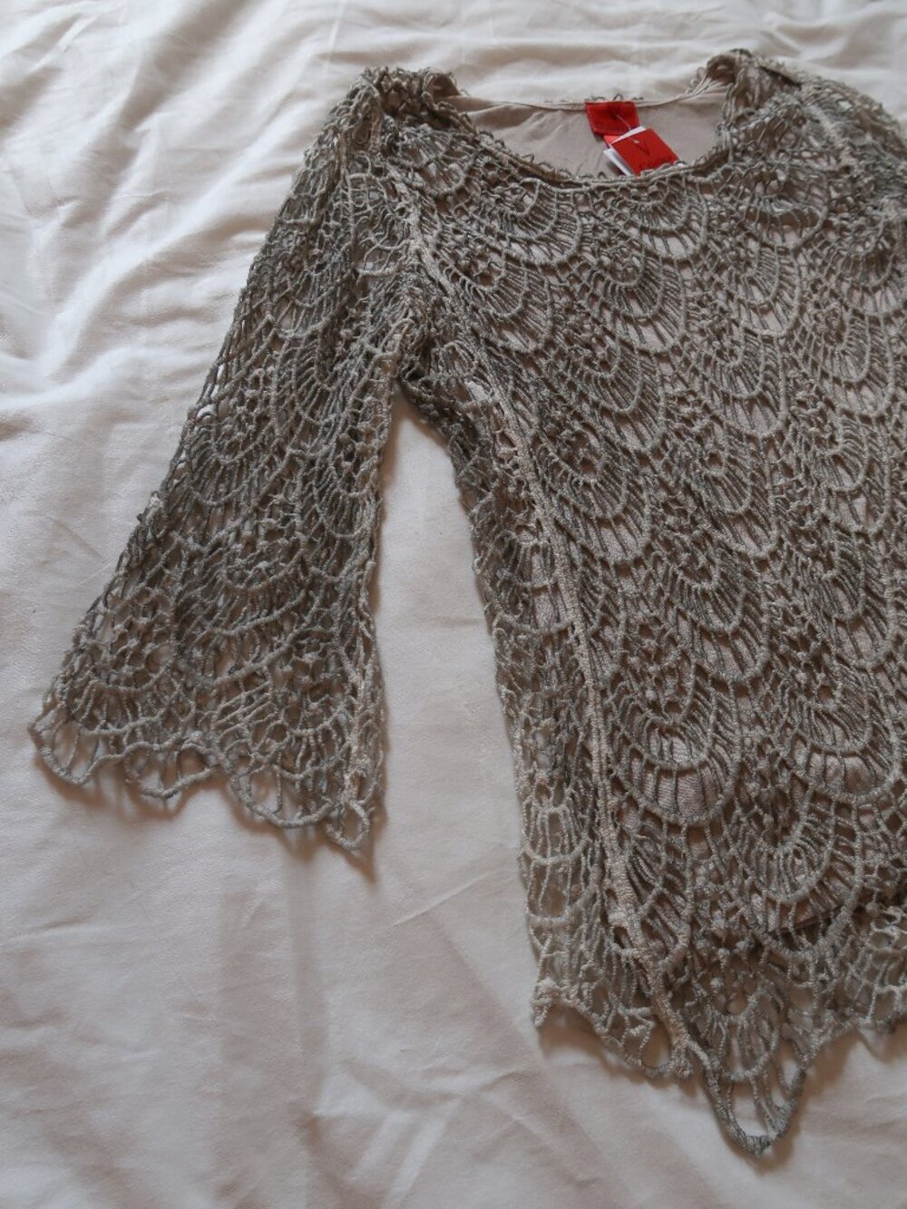 V Cristina | Crochet Long Sleeve Shirt